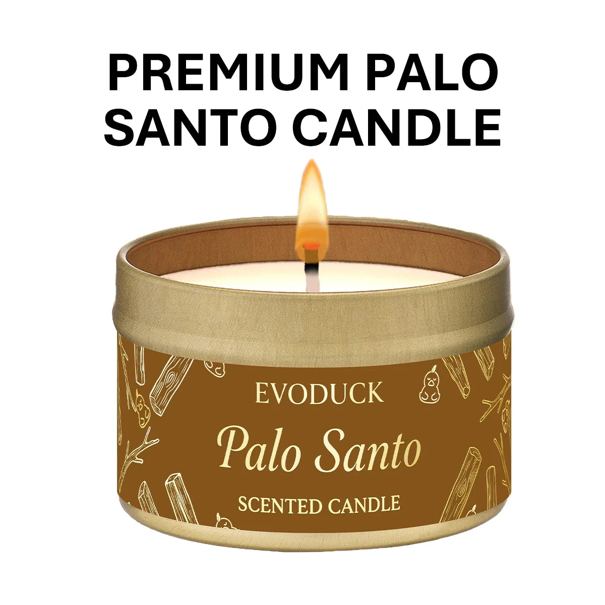 Palo Santo Scented Candles Premium Palo Santo Purify Elevate Energy Cleansing Candle for Meditation Winter Gifts Gift For Woman