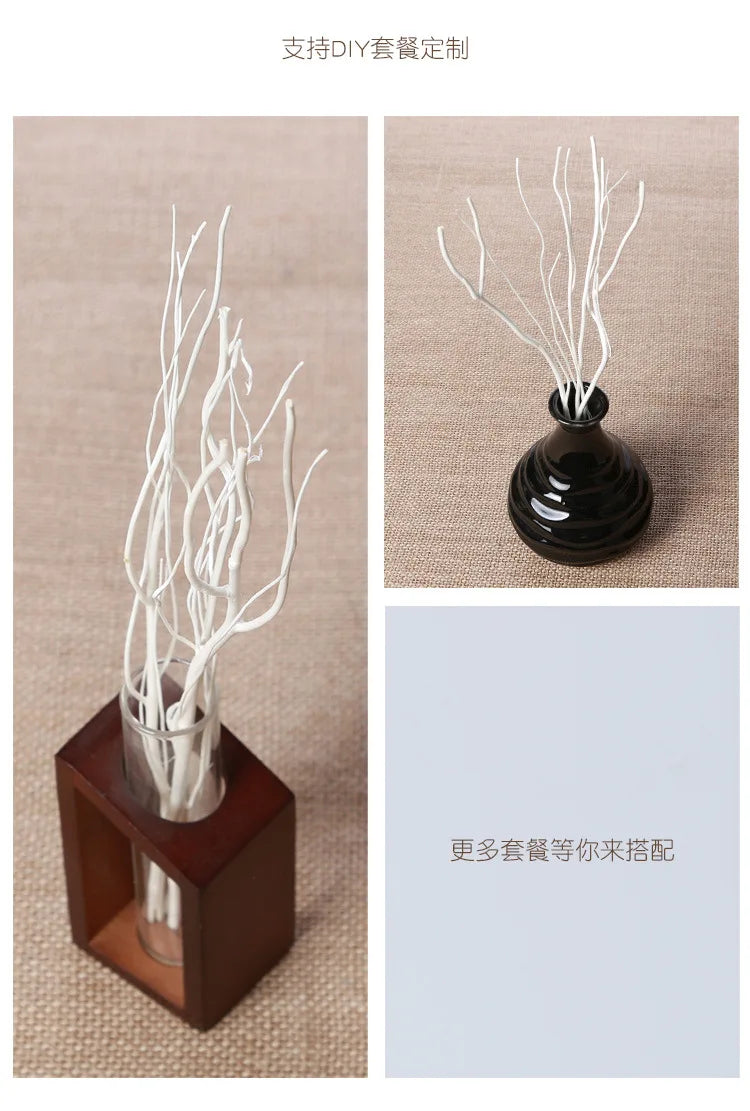 10pcs Aromatherapy Diffuser Sticks Wavy Rattan Reed Fragrance Diffuser Replacement Refill Sticks Air Freshener Room