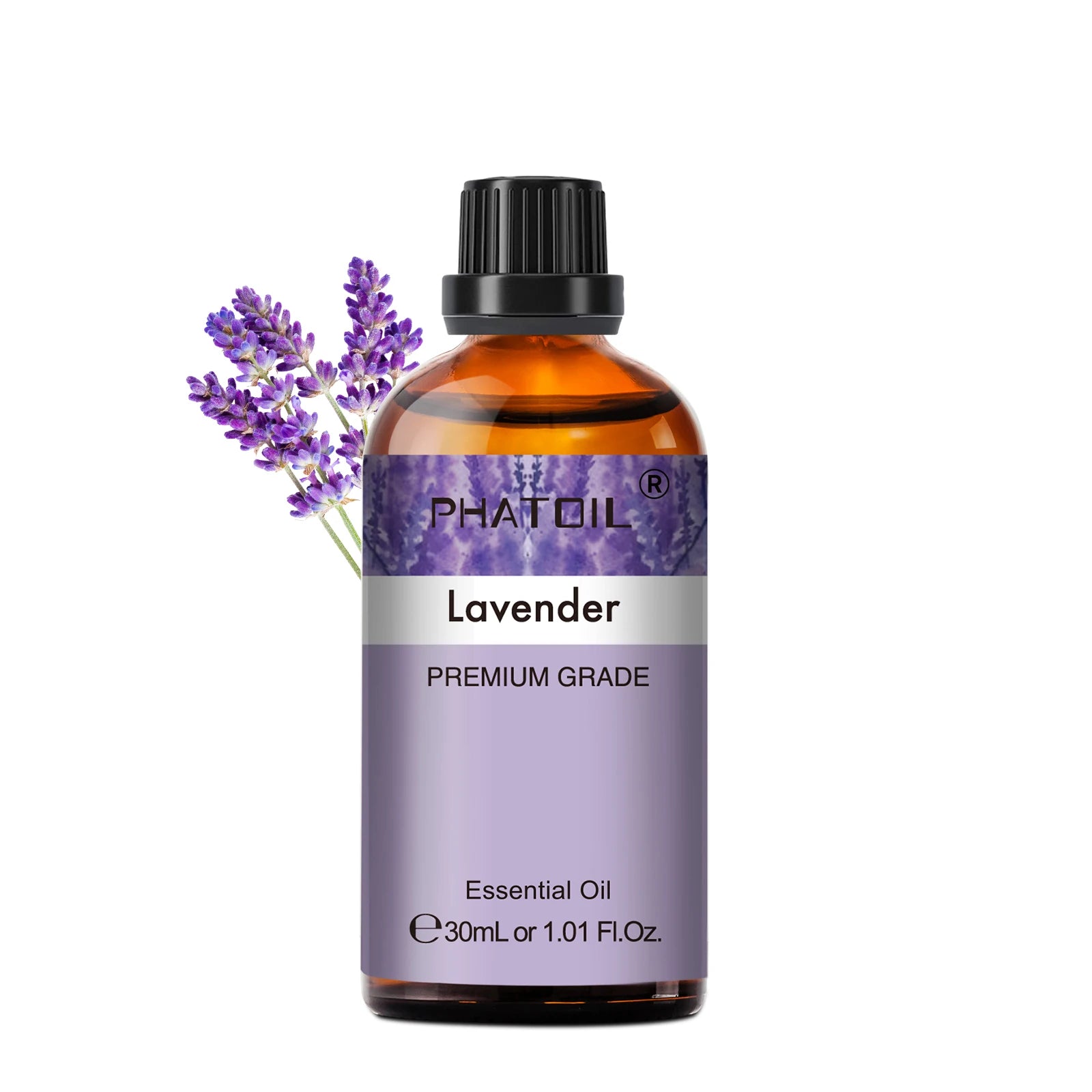 PHATOIL 30ml Lavender Lemon Eucalyptus Sandalwood Bergamot Aromatherapy Essential Oil For Diffuser,Candle Making,DIY Soap & Bomb