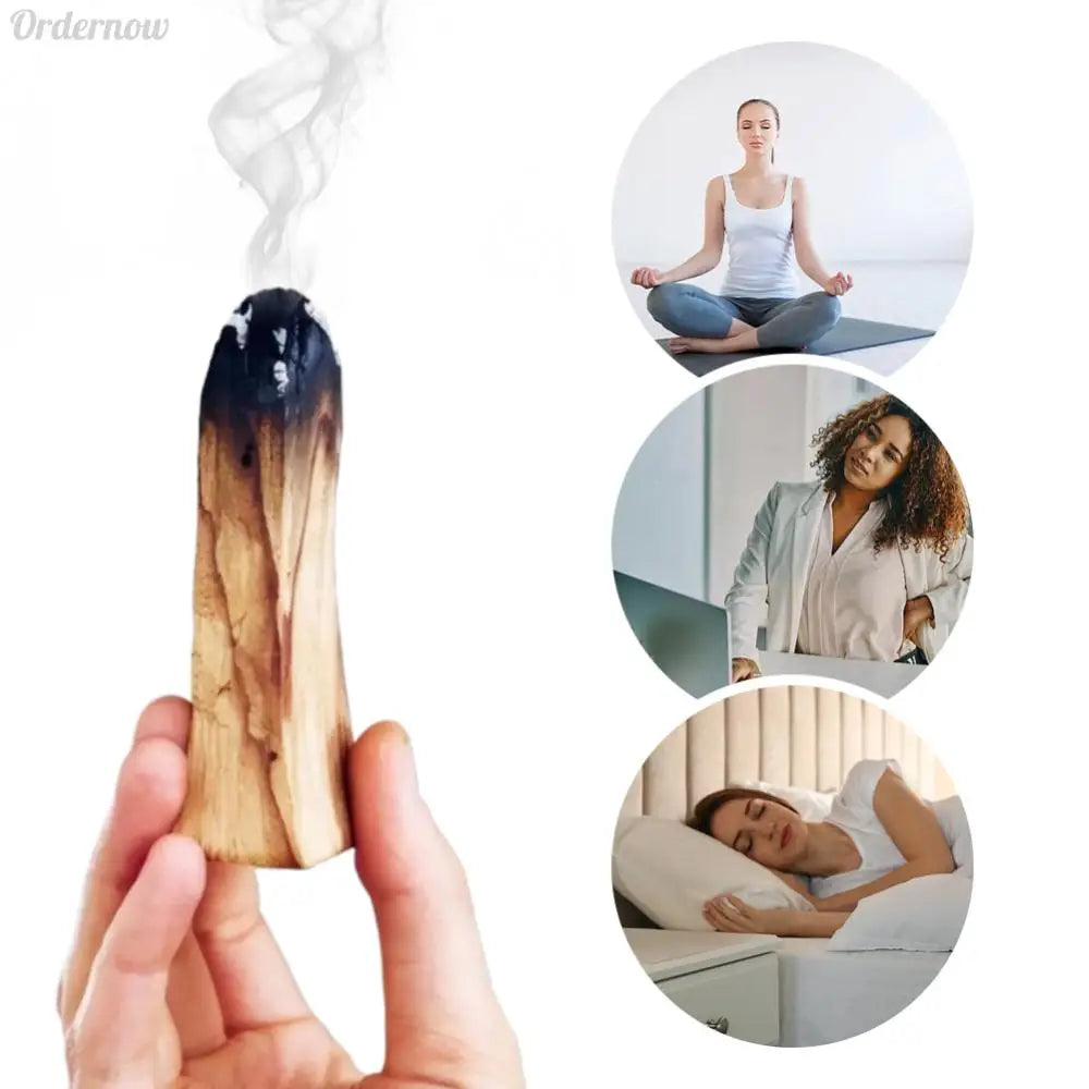 Palo Santo Sticks Natural Incense Sticks Wooden Aroma Diffuser Stick Natural Crude Wood Strips for Home Living Room Office