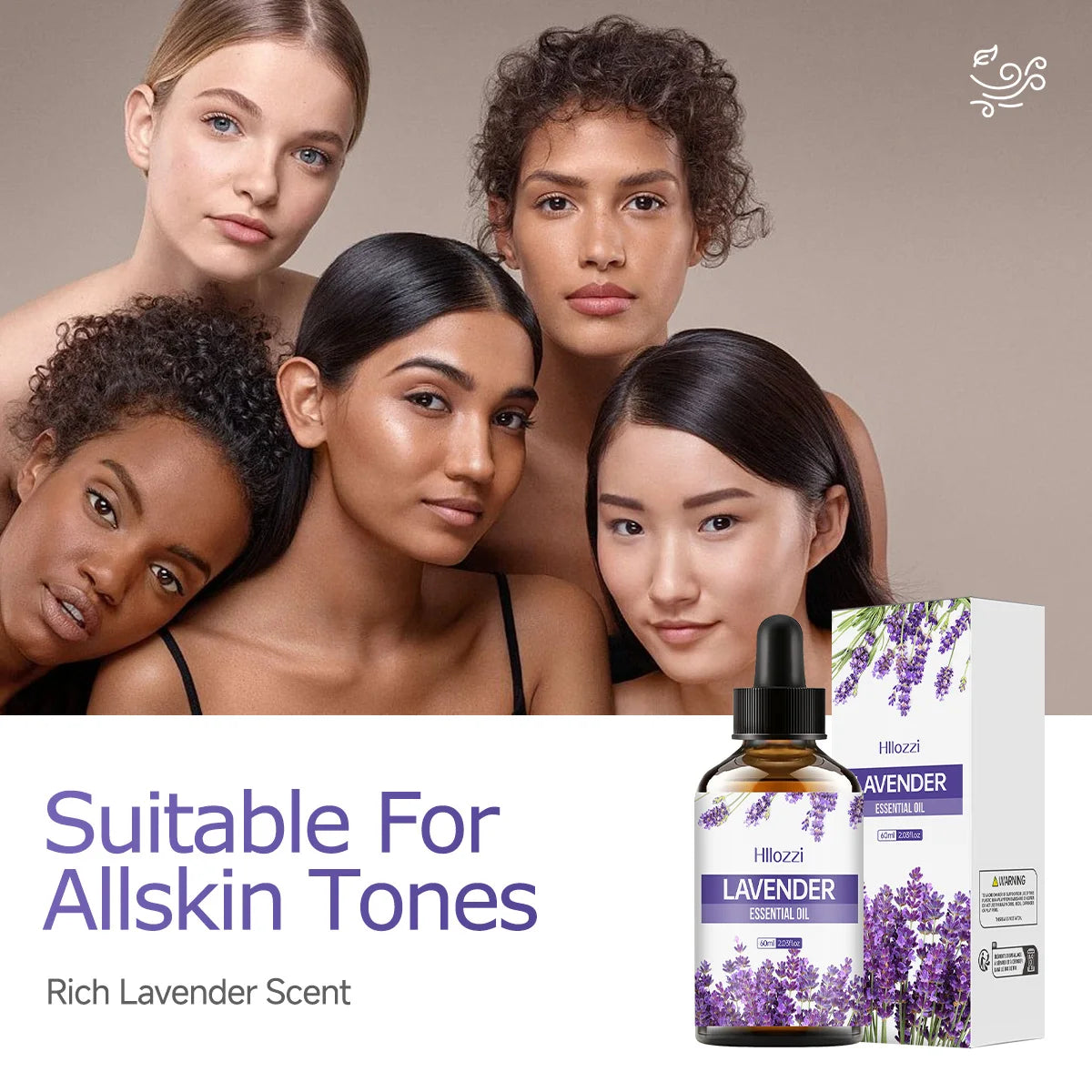 100ml/60ml/30ml/Lavender essential oil humidifier aroma diffuser multifunctional essential oil multi-purpose moisturizing