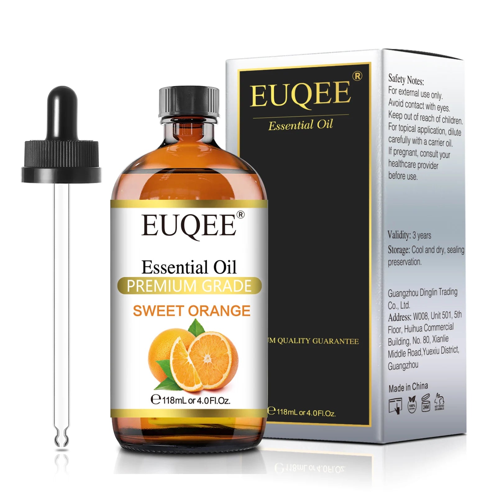 EUQEE 118ml Pure Essential Oil For Skin Peppermint Lavender Eucalyptus Vanilla Bergamot Aromatherapy Essential Oils For Diffuser