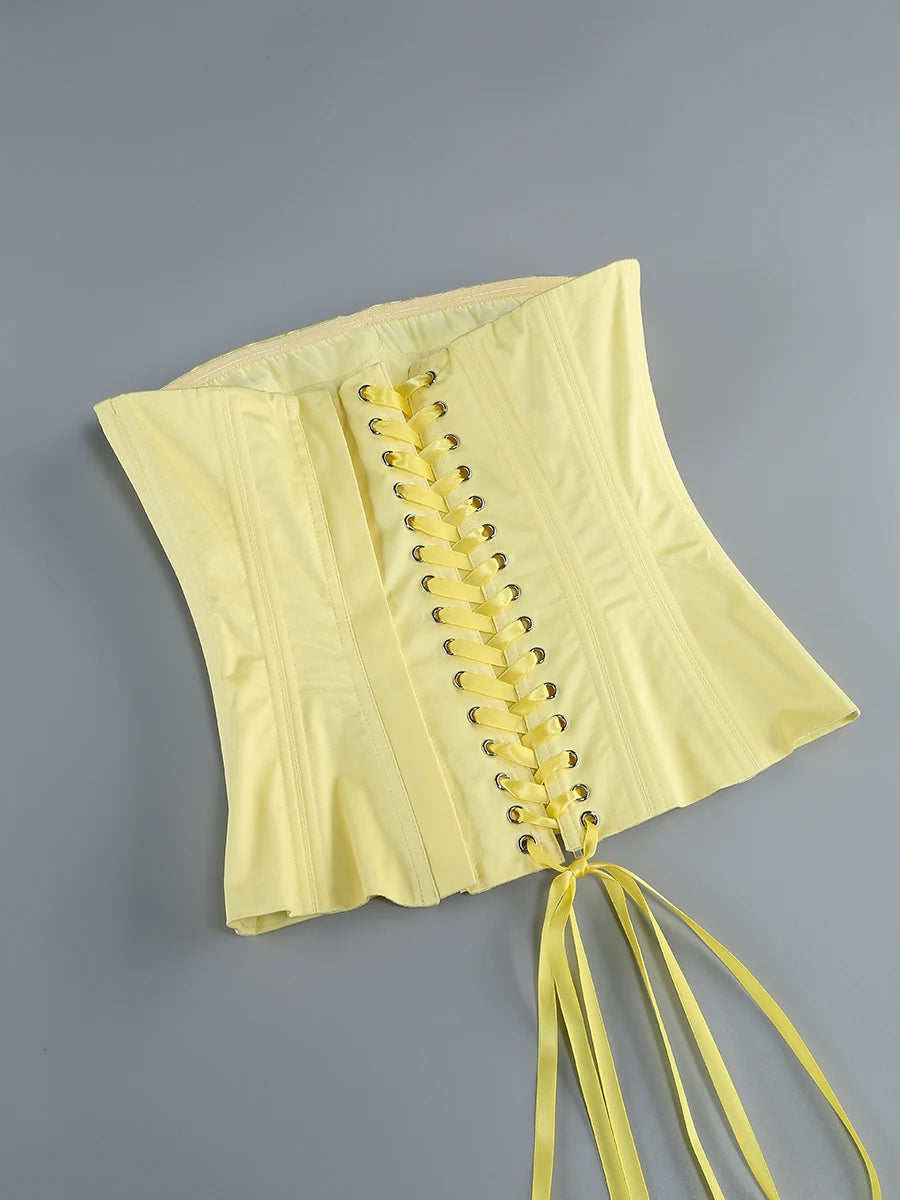 VC Christmas Dress Strapless Red Structured Top With Floral Embellished Mini Skirt Bodycon Celebrity Party Cocktail 2 Pieces Set