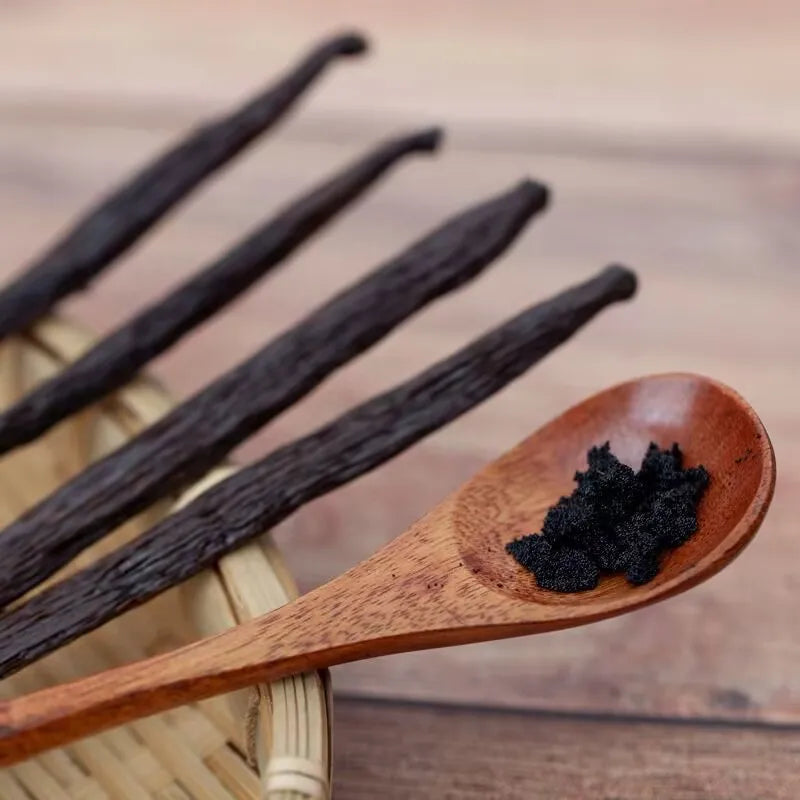 10pcs 14-15cm Natural Madagascar Vanilla Pods - Pure Bean Aroma Incense