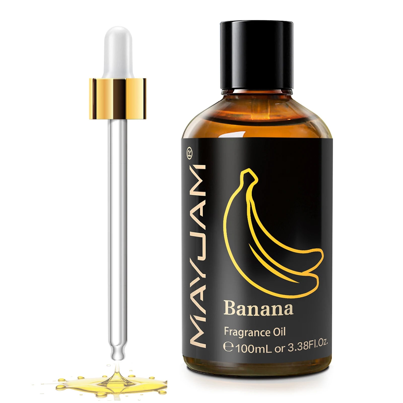 MAYJAM 100ML Fruit Fragrance Oil for Diffuser Candle Soap Making Coconut Strawberry Watermelon Blueberry Essential Oils