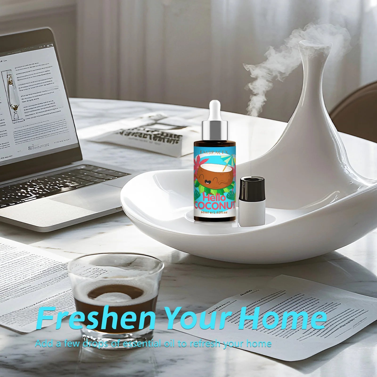 11Style 60ml Essential Oils Send A Dropper Parfum Home Perfume Massage Oil For Diffusers、Candles Making、Car Aromatherapy