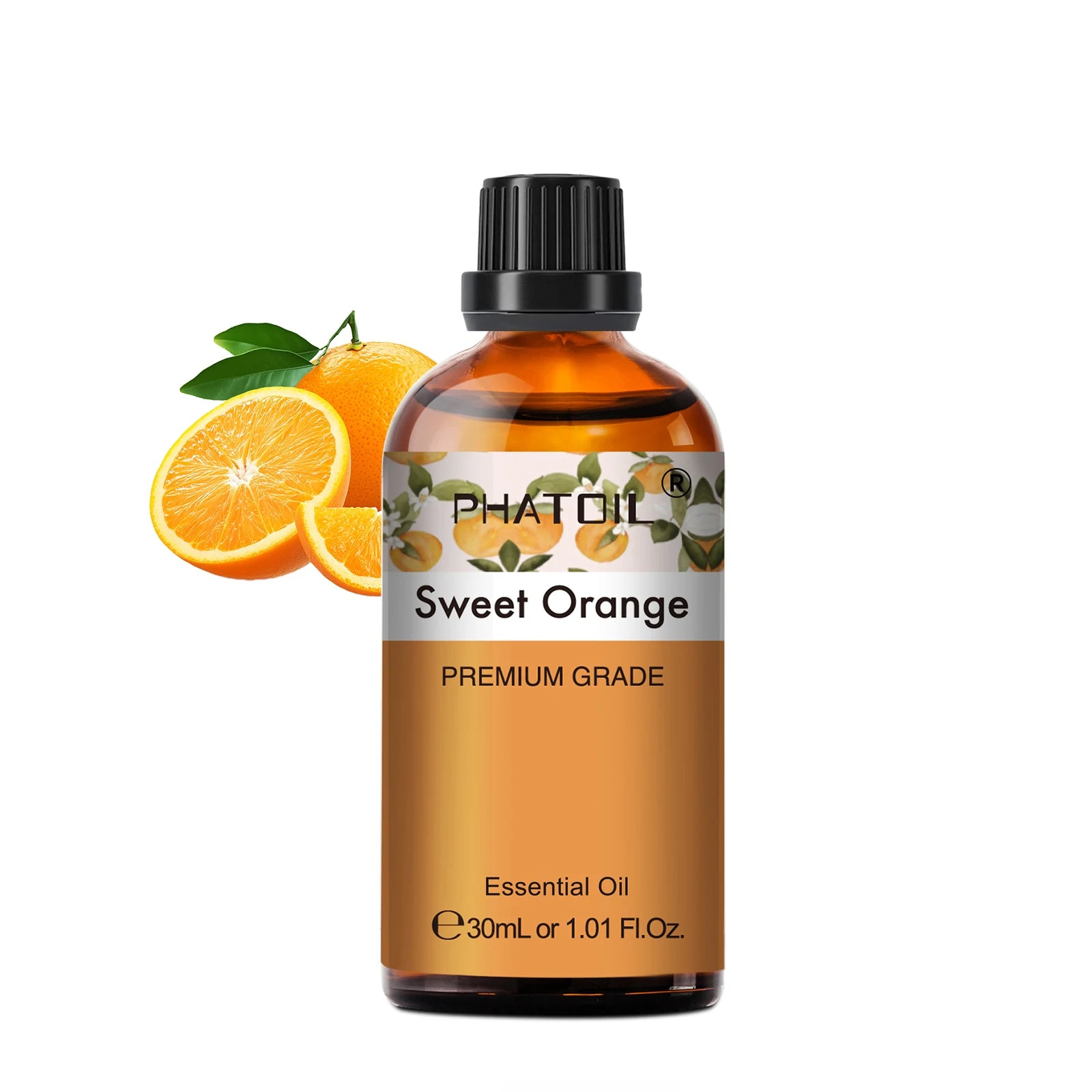 PHATOIL 30ml Lavender Lemon Eucalyptus Sandalwood Bergamot Aromatherapy Essential Oil For Diffuser,Candle Making,DIY Soap & Bomb