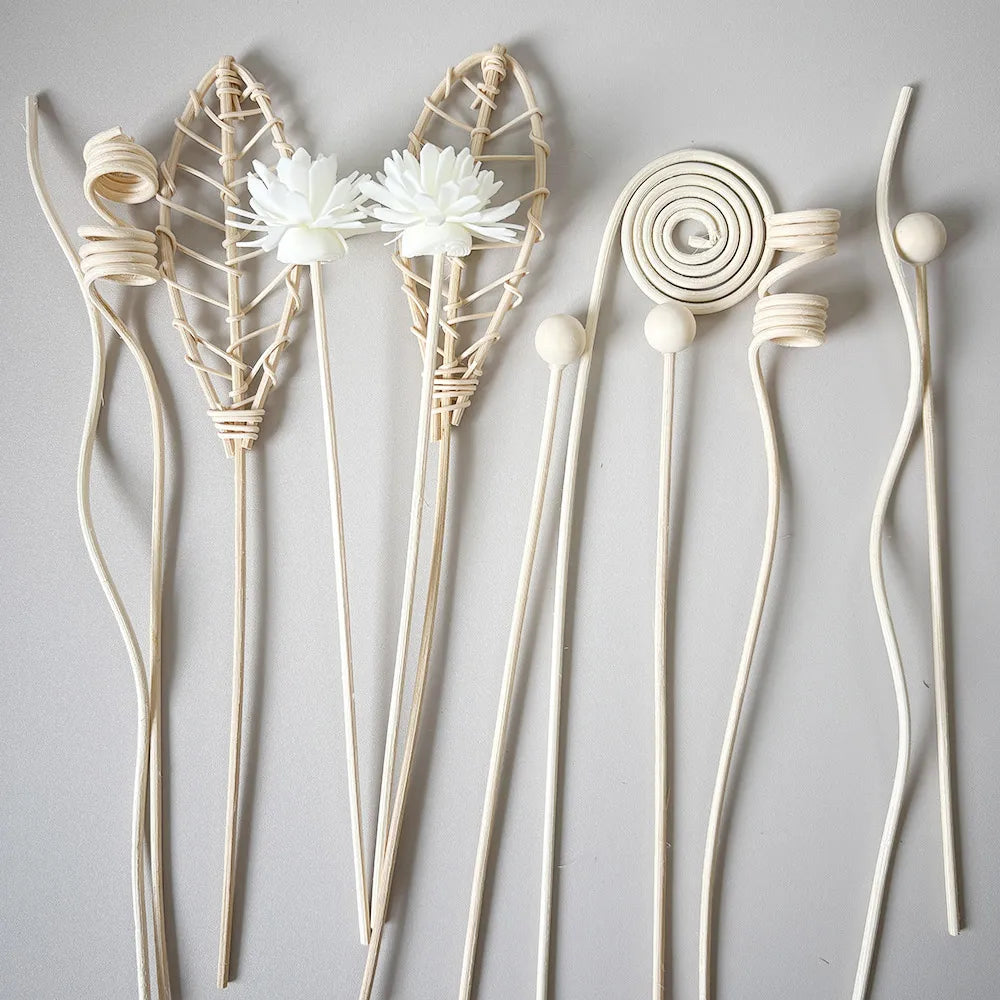 12pcs rattan aromatherapy stick diffusion stick combination, specially designed for fragrance expansion, indoor use