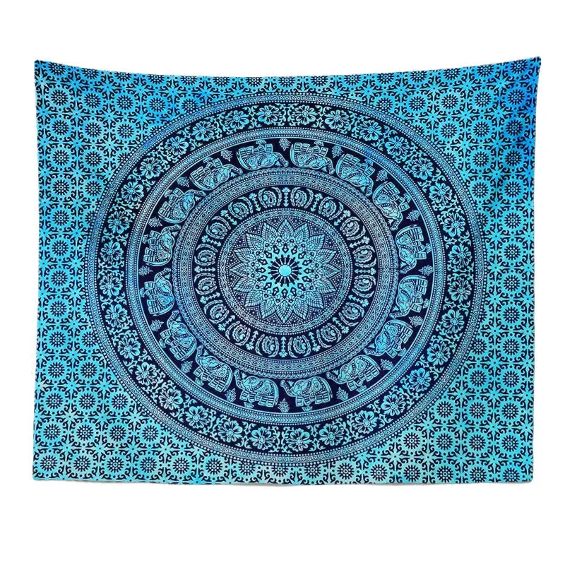 Home Decor Mandala Tapestry Boho Ethnic Bedside Scene Background Cloth Hanging Beach Towel