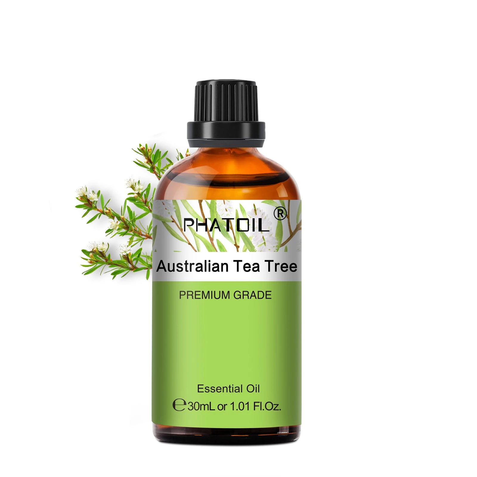 PHATOIL 30ml Lavender Lemon Eucalyptus Sandalwood Bergamot Aromatherapy Essential Oil For Diffuser,Candle Making,DIY Soap & Bomb