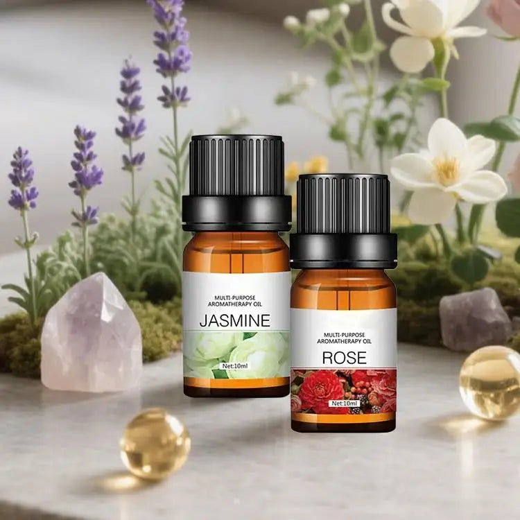 29 Flavors 10ml Essential Oils For Aroma Diffuser AirHumidifier Home Water-soluble Lavender Rose Eucalyptus White Peach Oolong