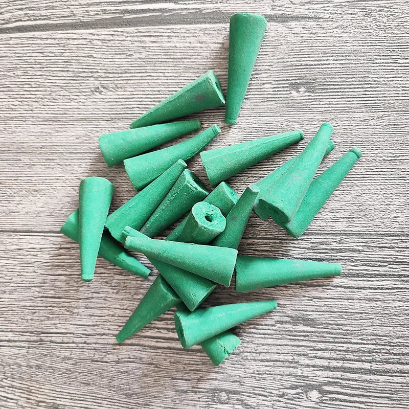 YXYMCF 20/50pcs Oversize Incense Cone Use for Backflow Incense Burner Reflux Tower Incense Jasmine Sandalwood Aromatherapy