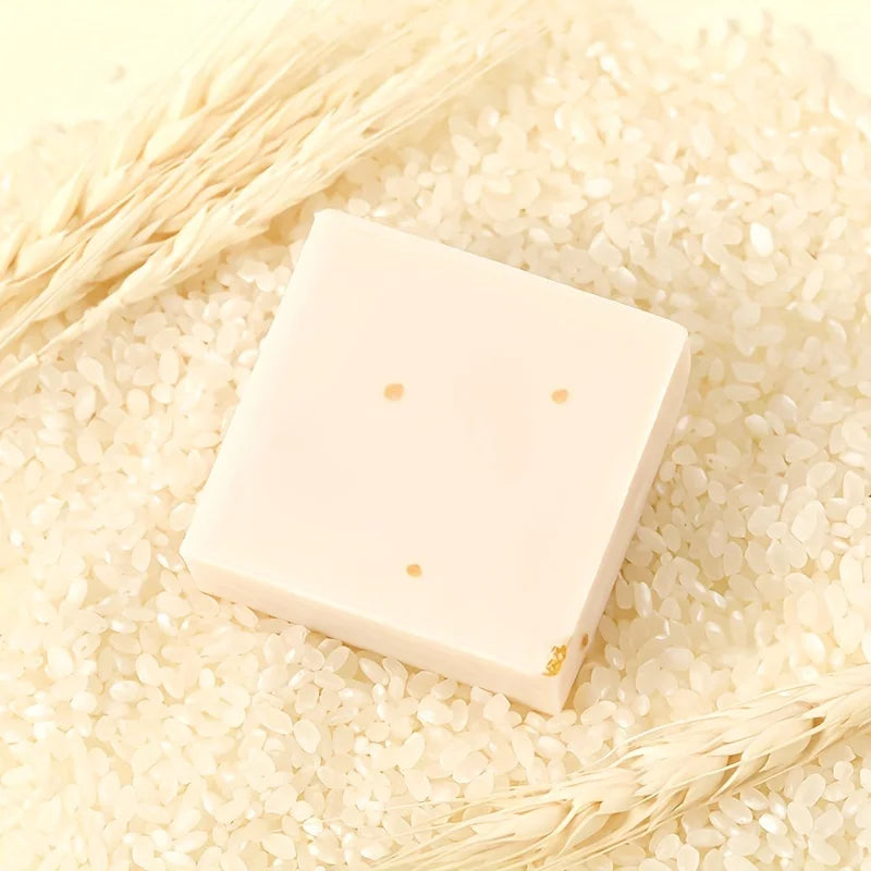 Original Milk Rice Soap Essential Oil Soap Bath Handmade Soap Deep Cleansing Skin 60g(2.12oz)-2 pcs