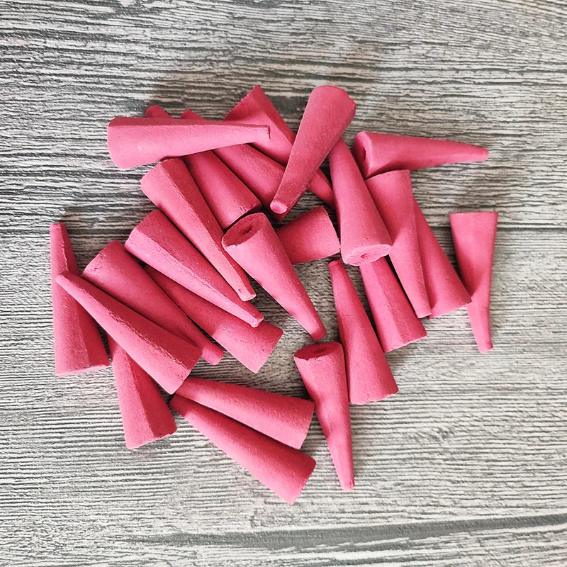 YXYMCF 20/50pcs Oversize Incense Cone Use for Backflow Incense Burner Reflux Tower Incense Jasmine Sandalwood Aromatherapy