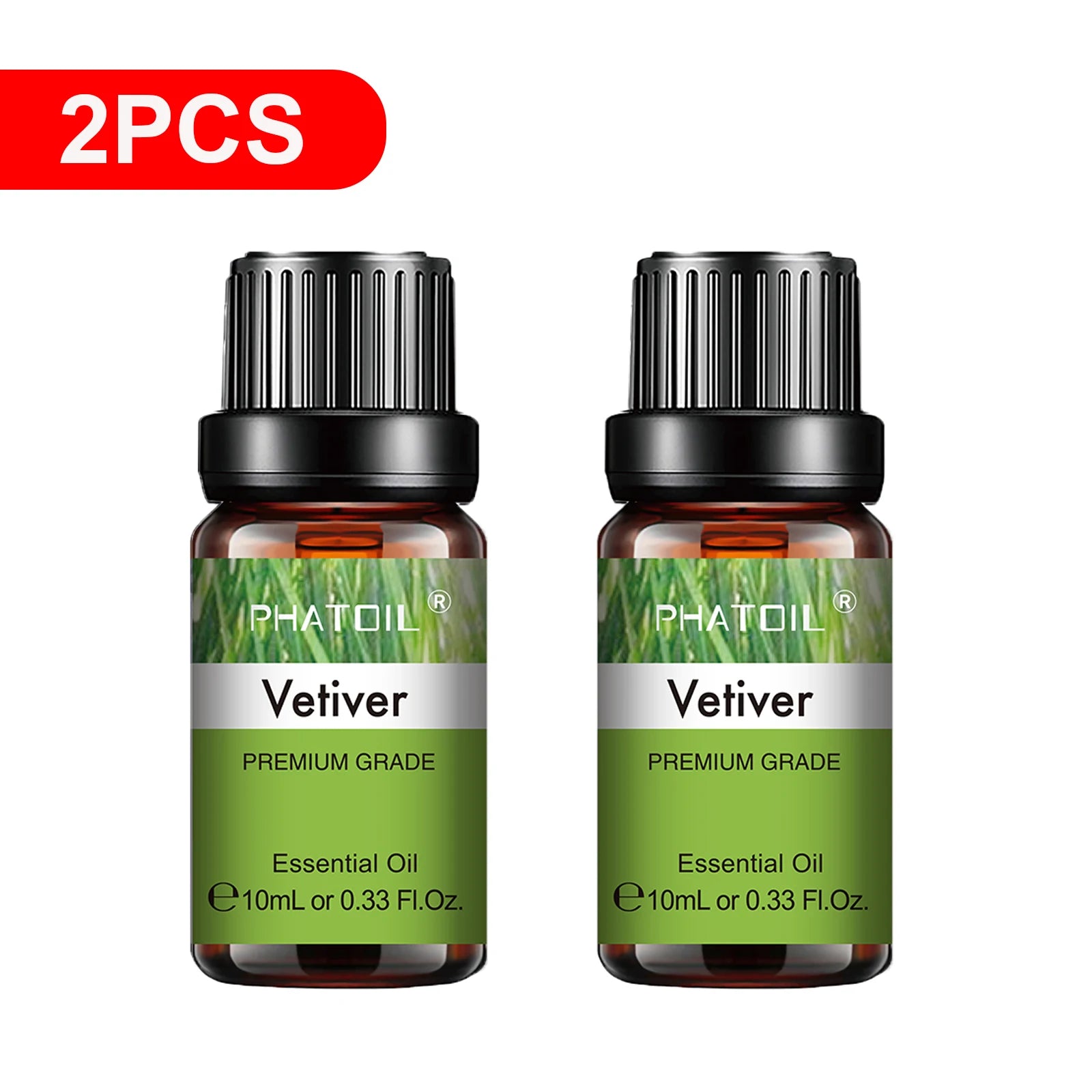 PHATOIL 10ml Natural Essential Oils for Diffuser Aromatherapy Lavender Vanilla Lemon Rose Lemongrass Essential Oil DIY Soap