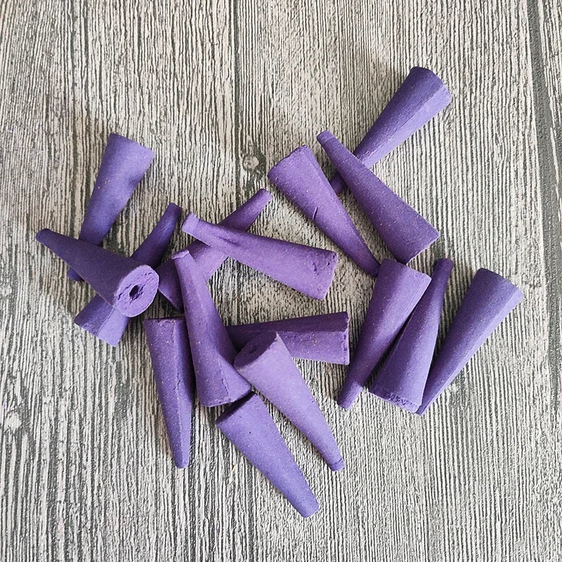 YXYMCF 20/50pcs Oversize Incense Cone Use for Backflow Incense Burner Reflux Tower Incense Jasmine Sandalwood Aromatherapy