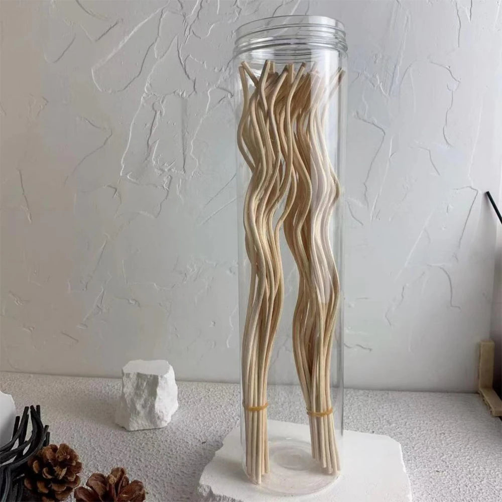 20Pcs Diffuser Stick Rattan Stick Wavy Rattan Reed Fragrance Diffuser Refill Sticks Replacement for Office Home Decor