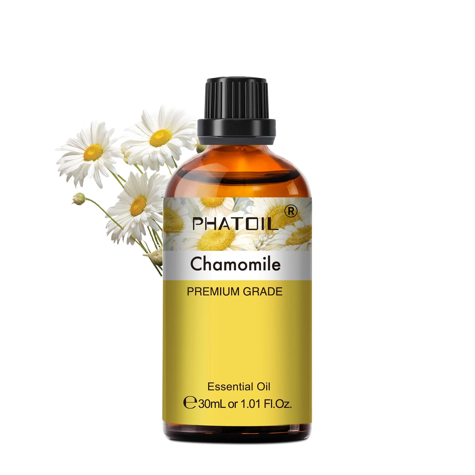 PHATOIL 30ml Lavender Lemon Eucalyptus Sandalwood Bergamot Aromatherapy Essential Oil For Diffuser,Candle Making,DIY Soap & Bomb