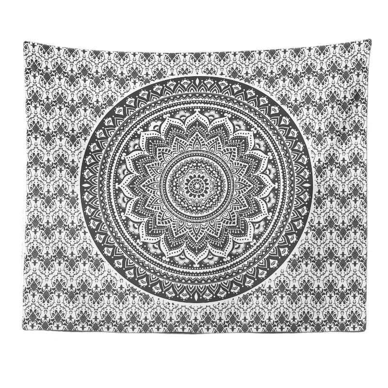 Home Decor Mandala Tapestry Boho Ethnic Bedside Scene Background Cloth Hanging Beach Towel