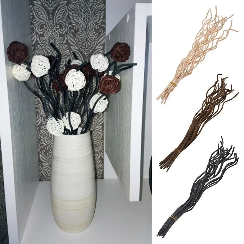 20PCS perfume Diffuser Reed rattan sticks Long Wavy rods for aroma diffuser oil distributor for Home Decor Perfume XXT002