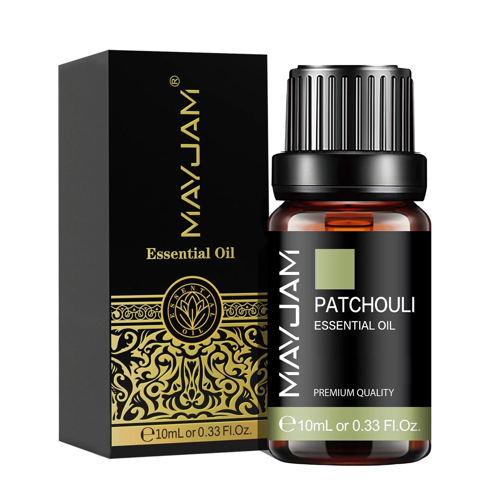 MAYJAM 1PCS Patchouli Plant Natural Essential Oils for Diffusers Aromatherapy Massage Hair Care Skin Care