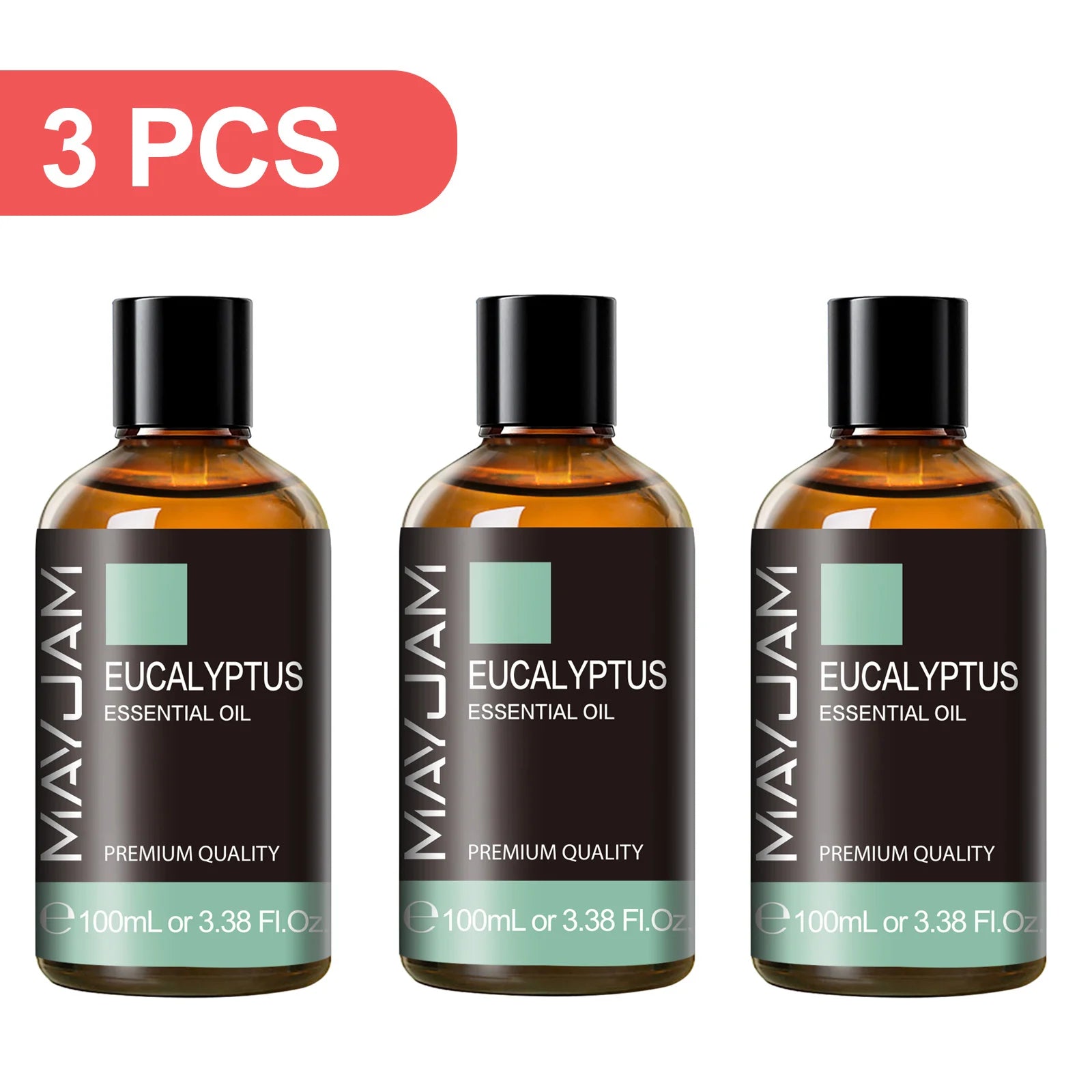 MAYJAM Aromatherapy Essential Oils May Chang Lavender Tea Tree Clove Bud Turmeric Pine Neddles 100ml Pure Essential Oil