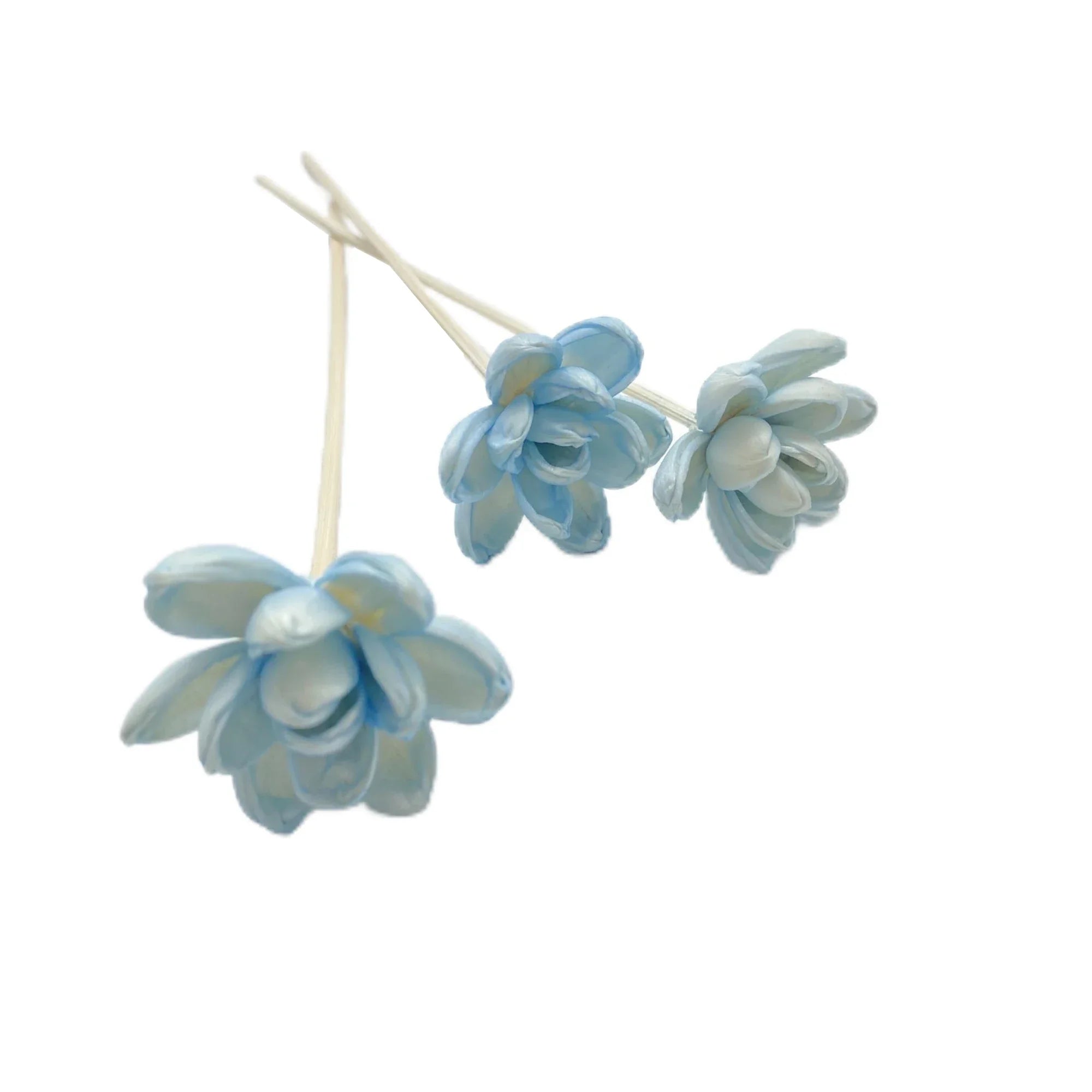 Artificial Hydrangea Flower Rattan Sticks Fireless Fragrances Reed Essential Oil Diffuser Stick DIY Ornaments Home Decor