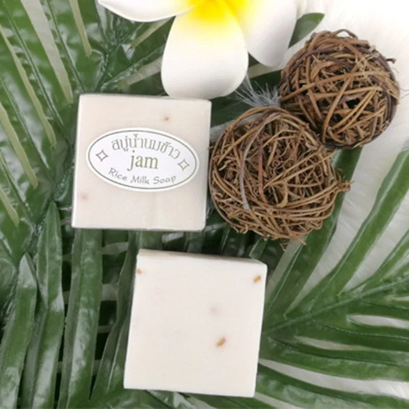 4 Pack JAM Original Rice Milk Soap from Thailand Handmade K-Brother Goat Milk Soap for Dropsshipping