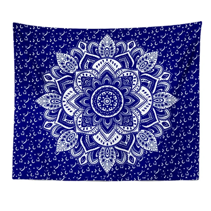 Home Decor Mandala Tapestry Boho Ethnic Bedside Scene Background Cloth Hanging Beach Towel