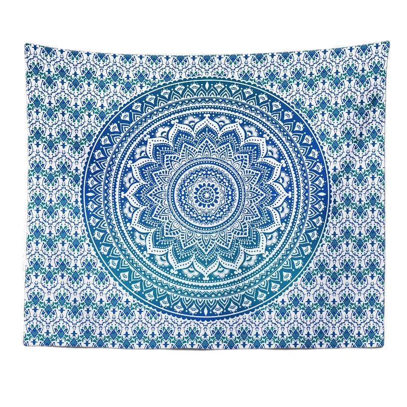 Home Decor Mandala Tapestry Boho Ethnic Bedside Scene Background Cloth Hanging Beach Towel