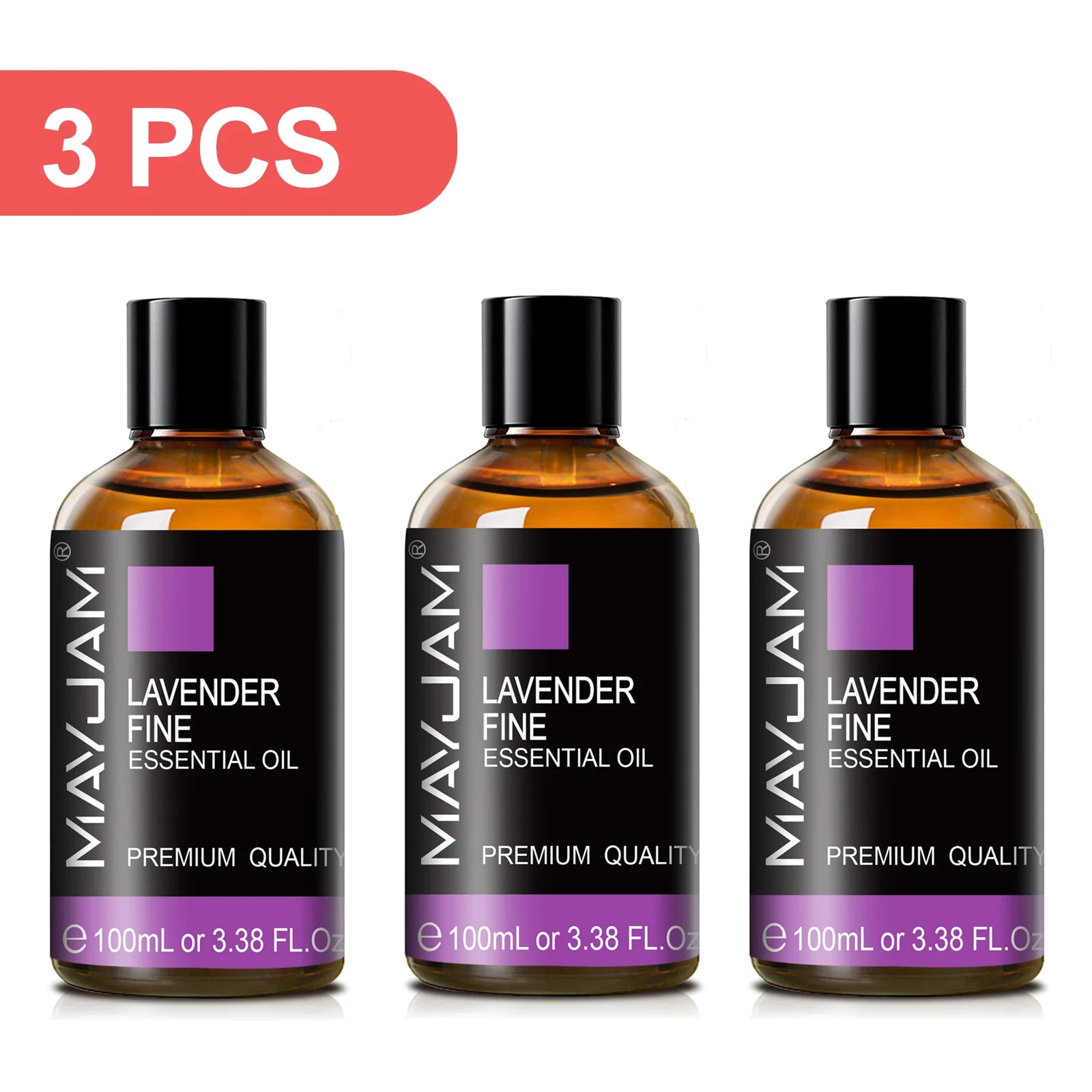 MAYJAM Aromatherapy Essential Oils May Chang Lavender Tea Tree Clove Bud Turmeric Pine Neddles 100ml Pure Essential Oil