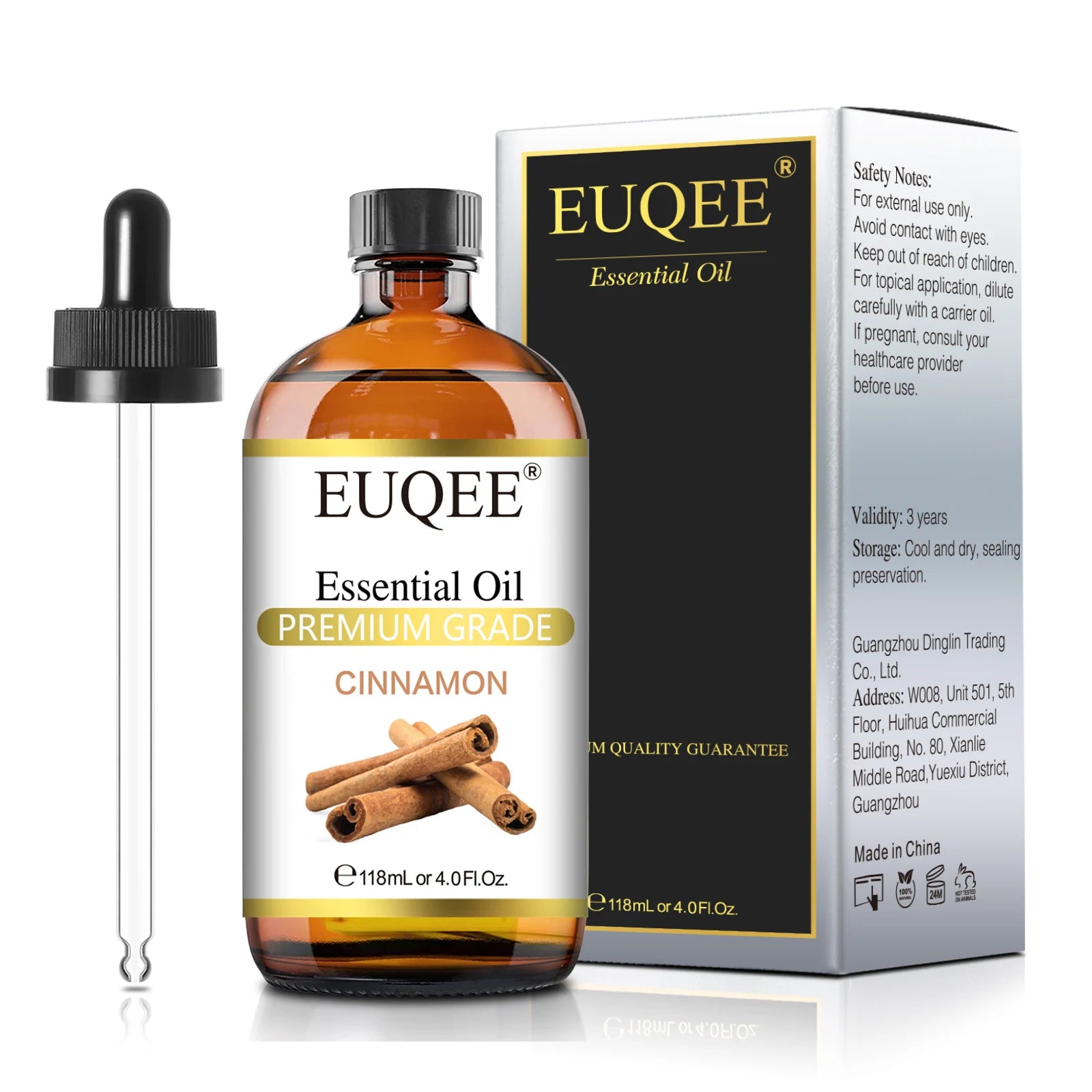 EUQEE 118ml Pure Essential Oil For Skin Peppermint Lavender Eucalyptus Vanilla Bergamot Aromatherapy Essential Oils For Diffuser