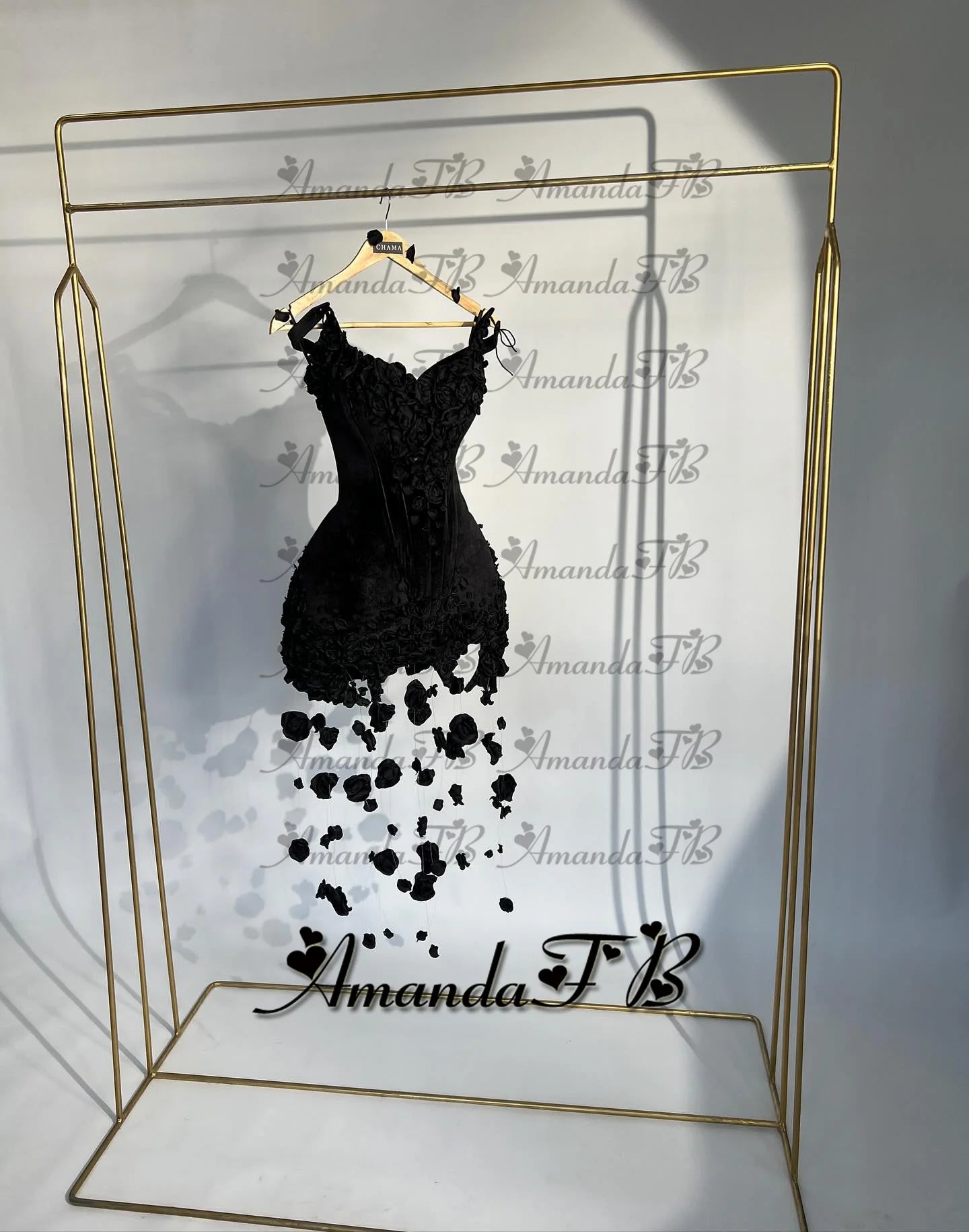 Amanda Fashionable 3D Flowers Cocktail Homecoming Dress Scoop Neck Velvet Special Occasion Gown Robes De Soiree Customized