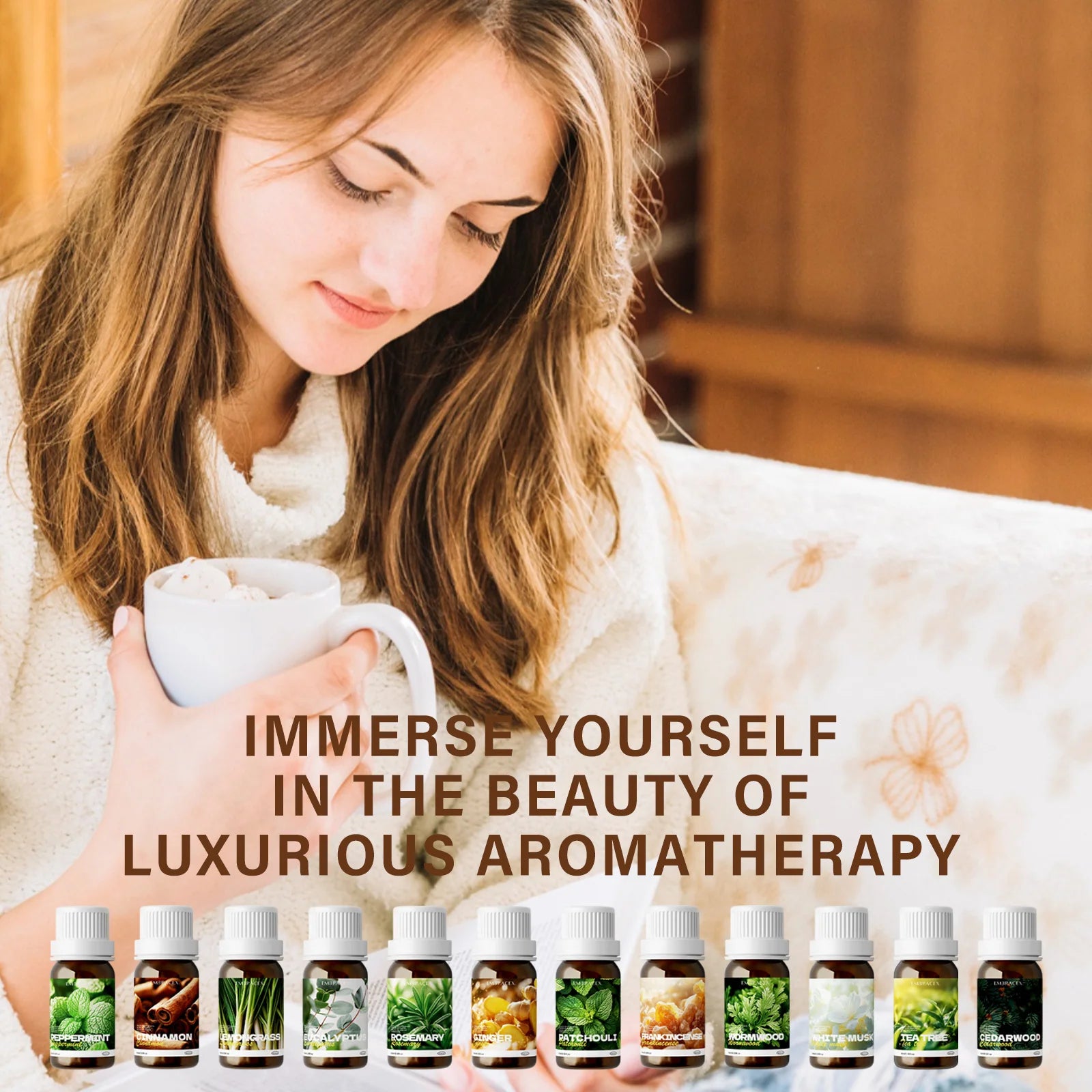 Pure Eucalyptus Essential Oils|100% Natural Eucalyptus Oil|For Hair Care, Home Diffusers, Skin, Aromatherapy, Massage 10ml