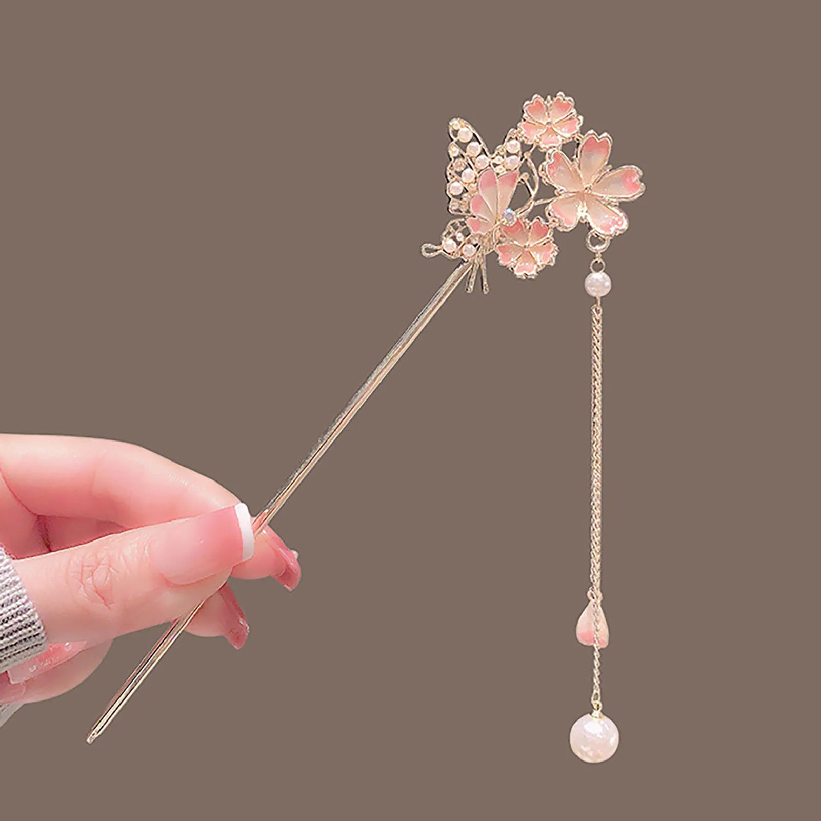 Pearl Rhinestone Flower Hairpins Wedding Hair Accessories Pearl Hairpins Flower Bridal Hair Pins Hair Ornaments Hair Stick