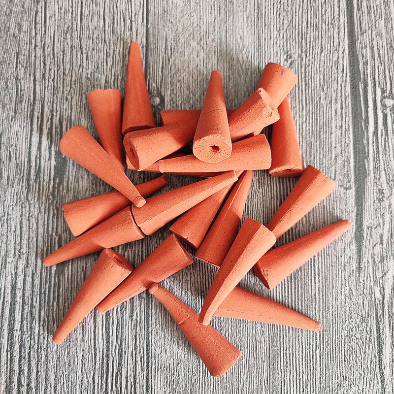 YXYMCF 20/50pcs Oversize Incense Cone Use for Backflow Incense Burner Reflux Tower Incense Jasmine Sandalwood Aromatherapy