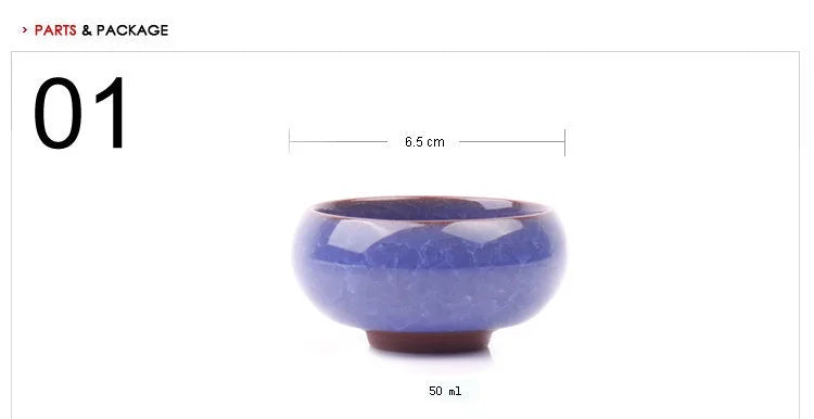 Handmade Ice Crack Ceramic Candlestick DIY Decorative Candle Holders for Home Party Wedding