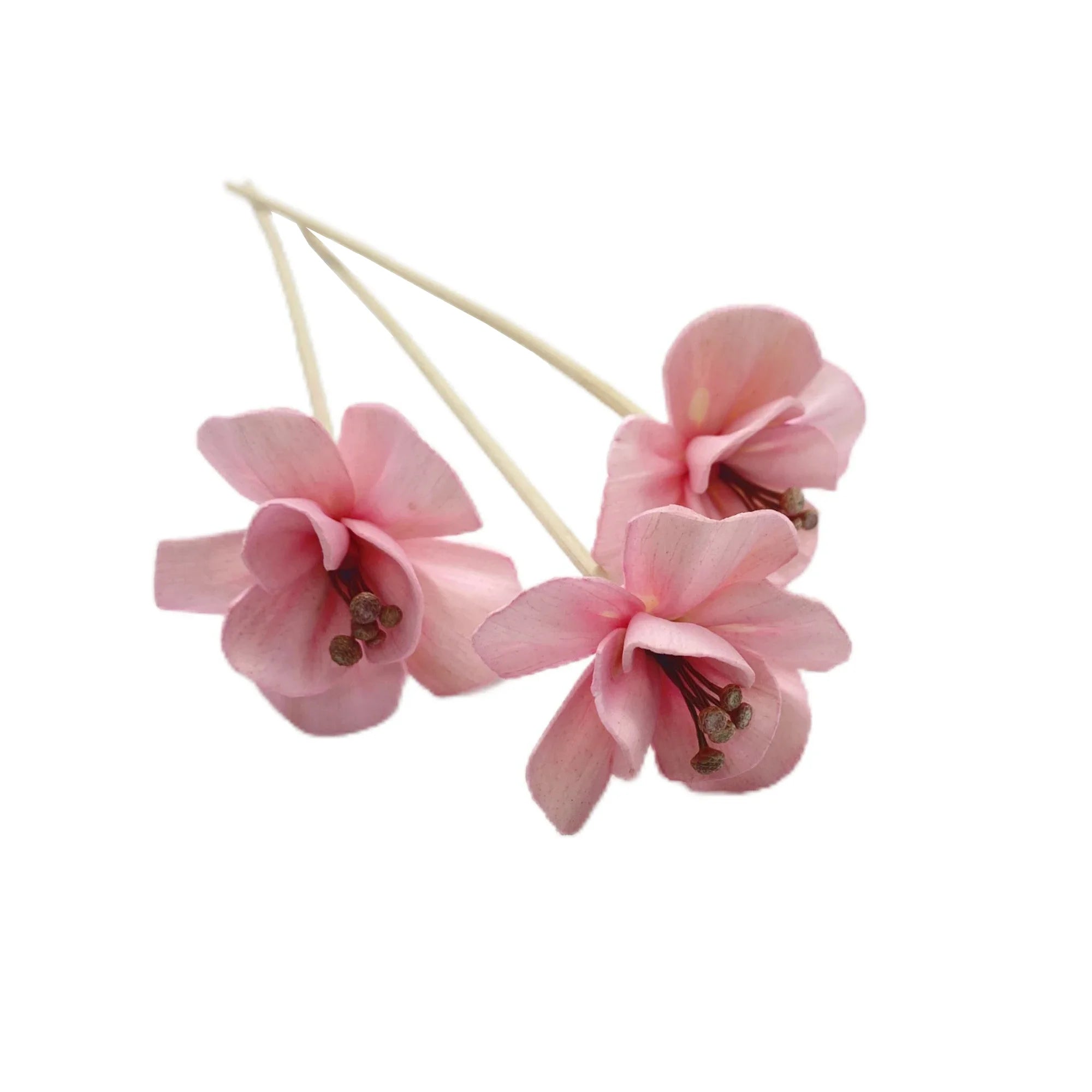 Artificial Hydrangea Flower Rattan Sticks Fireless Fragrances Reed Essential Oil Diffuser Stick DIY Ornaments Home Decor