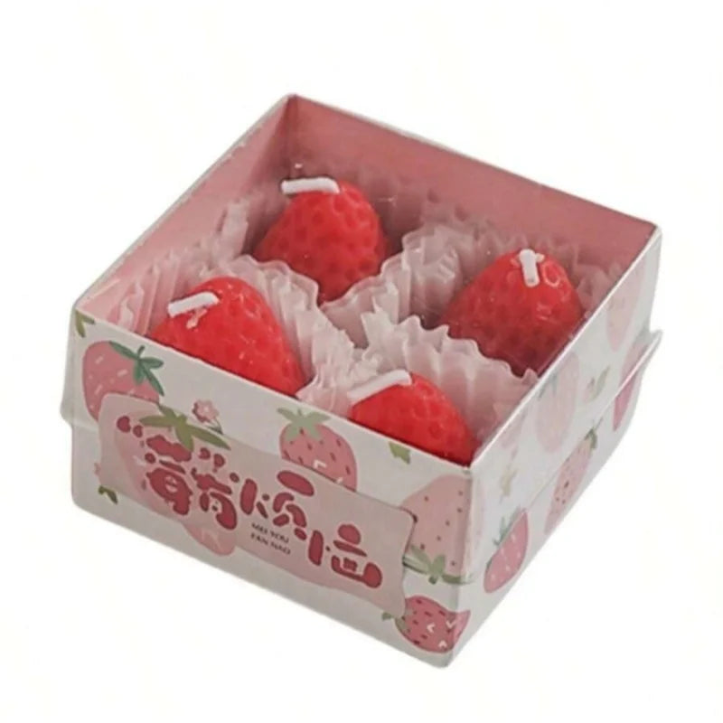 biscuit candles, cookie scented candles gift box gift creative candles ins set gift modeling wax, holiday decoration