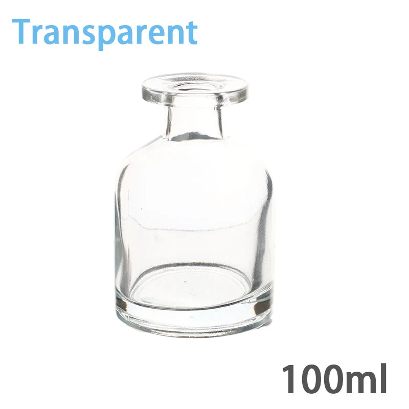 1Pcs 100ml Home Fragrance Diffuser Bottle Party Gifts Glass Container Reed Diffuser Essential Oil Bottle Oil Diffusers Sticks