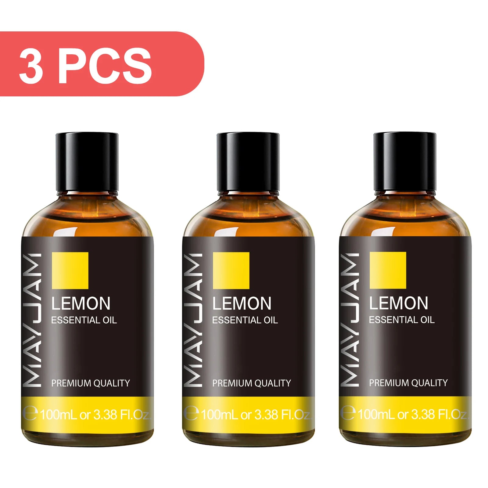 MAYJAM Aromatherapy Essential Oils May Chang Lavender Tea Tree Clove Bud Turmeric Pine Neddles 100ml Pure Essential Oil