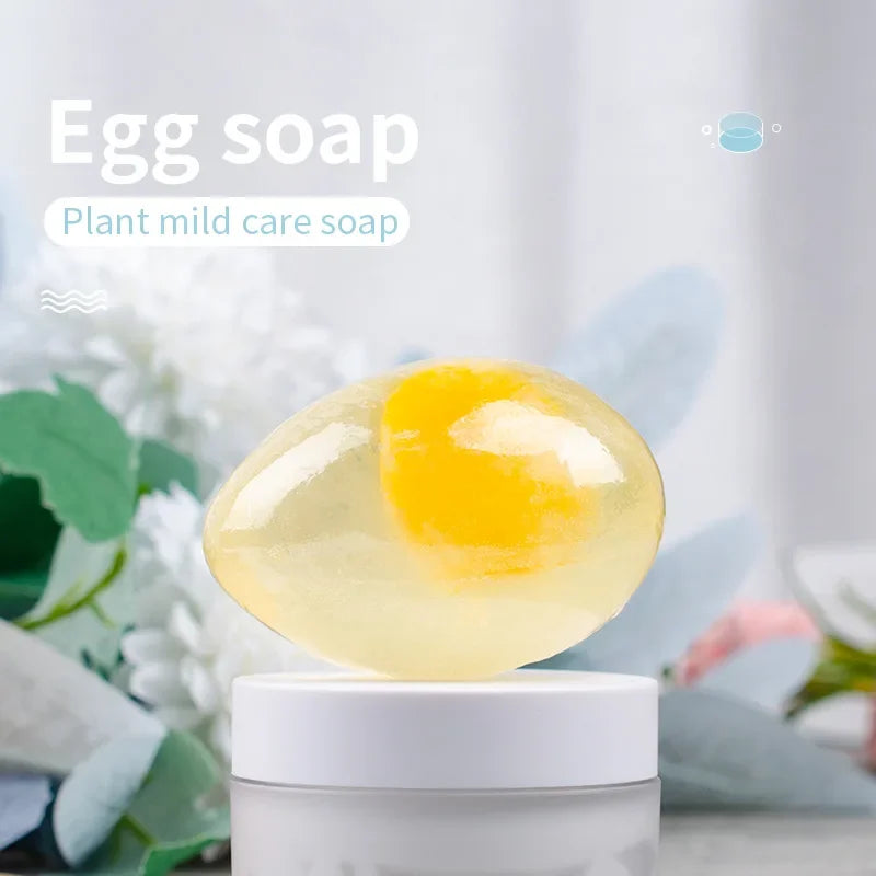 Natural Collagen Egg Soap 80g Wholesale Collagen Bath Soap Bar Cleaning Hydrating Moisturizing Soap