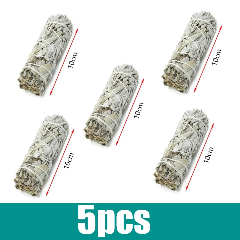 Incense White Sage Bundle Smudge Sticks Home Purification Pure Leaf Purification Meditation Portable Energy Cleansing Bundles
