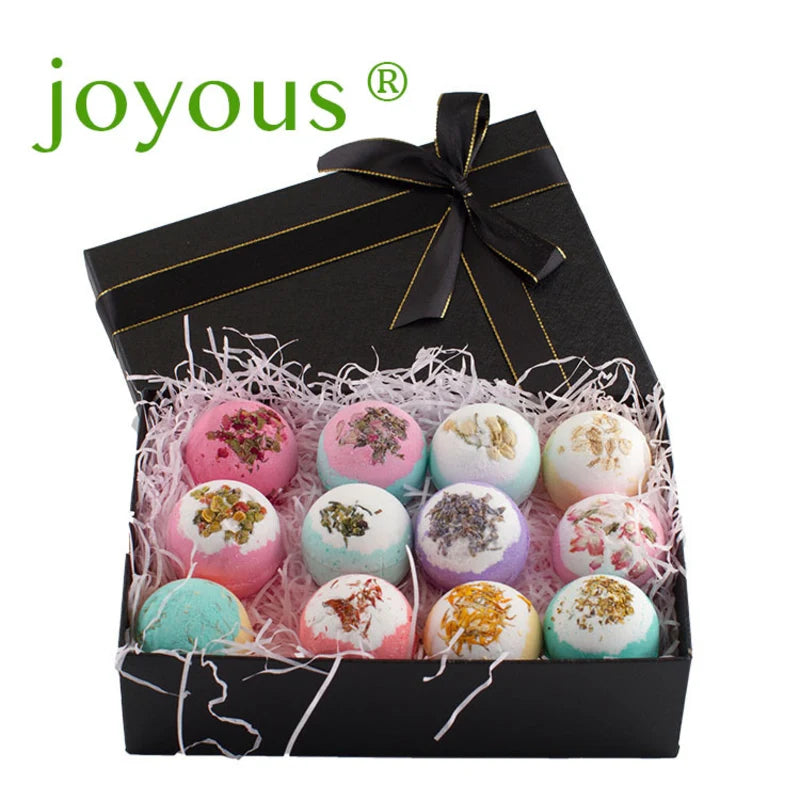 Joyous Bath Ball Petal Series set gift box, bath bath ball bubble bath salt