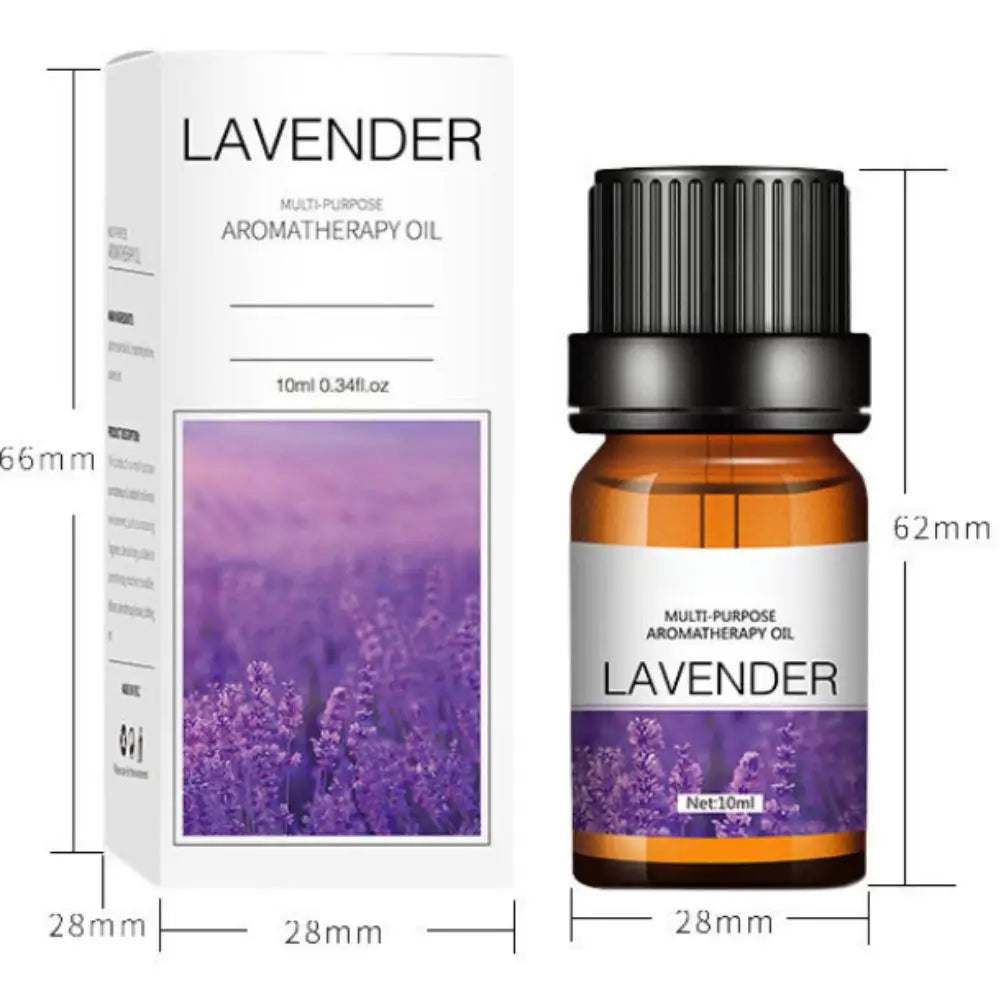 29 Flavors 10ml Essential Oils For Aroma Diffuser AirHumidifier Home Water-soluble Lavender Rose Eucalyptus White Peach Oolong