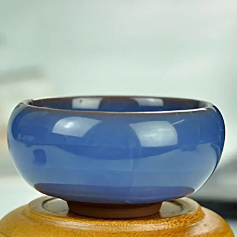 Handmade Ice Crack Ceramic Candlestick DIY Decorative Candle Holders for Home Party Wedding