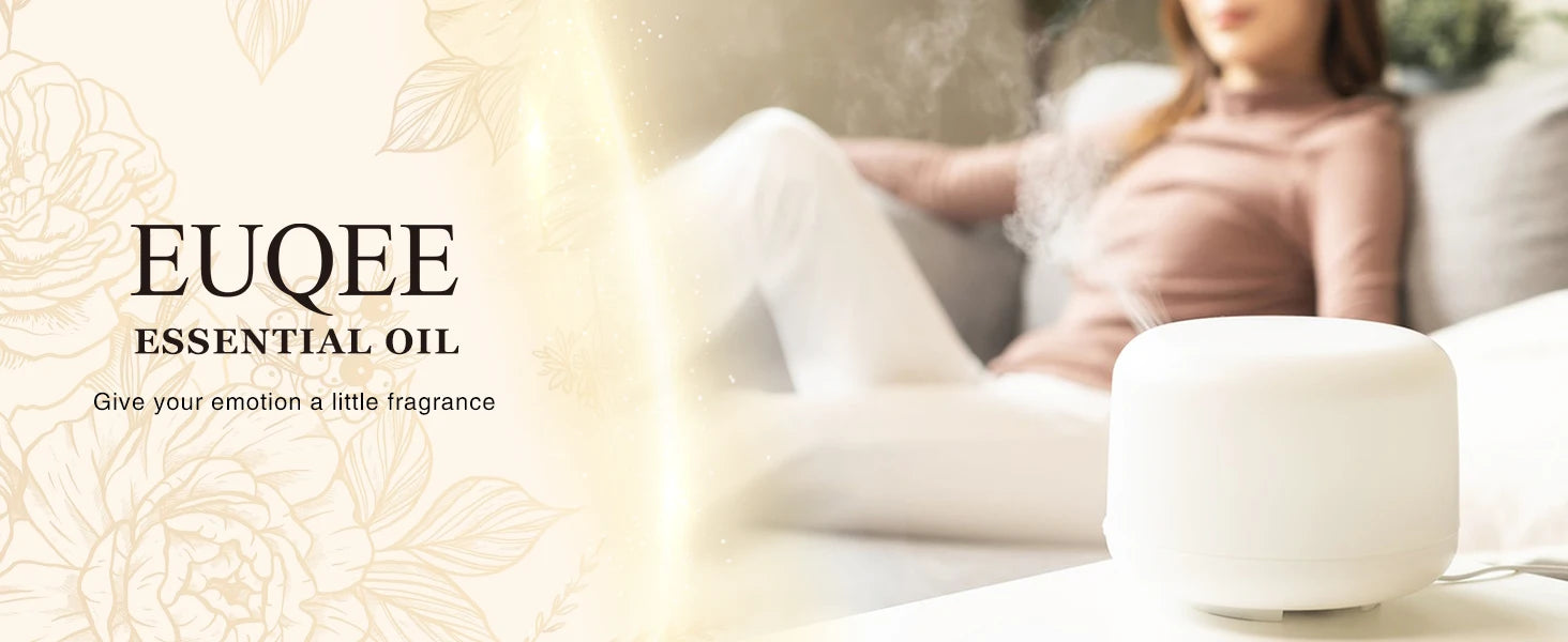 EUQEE 118ml Pure Essential Oil For Skin Peppermint Lavender Eucalyptus Vanilla Bergamot Aromatherapy Essential Oils For Diffuser