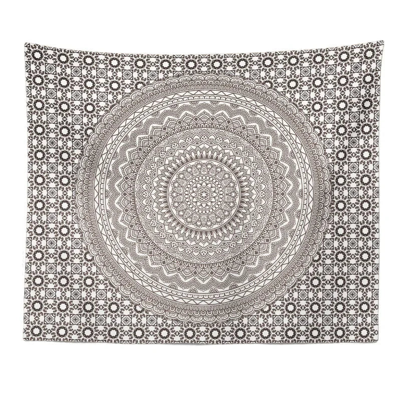 Home Decor Mandala Tapestry Boho Ethnic Bedside Scene Background Cloth Hanging Beach Towel