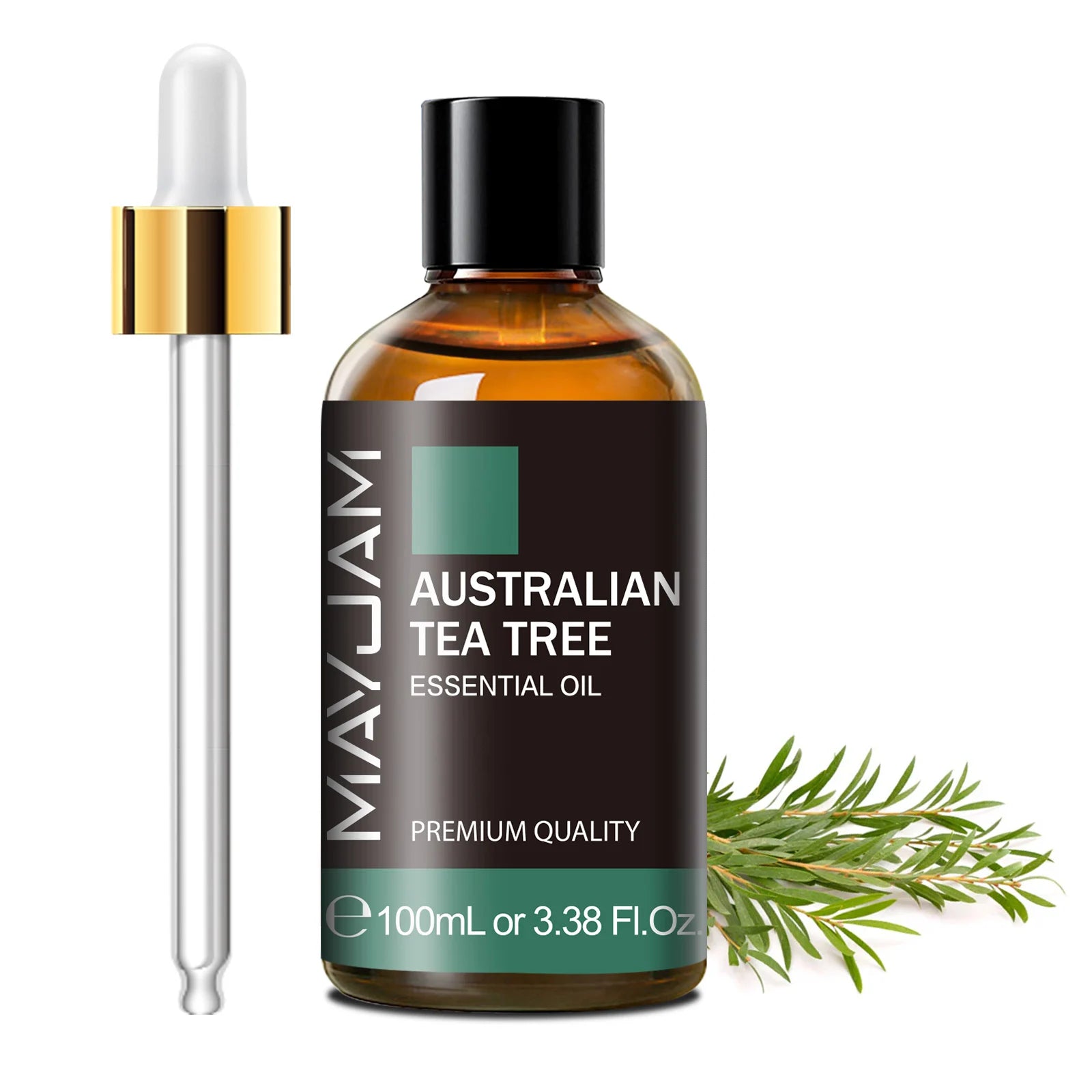 MAYJAM Aromatherapy Essential Oils May Chang Lavender Tea Tree Clove Bud Turmeric Pine Neddles 100ml Pure Essential Oil