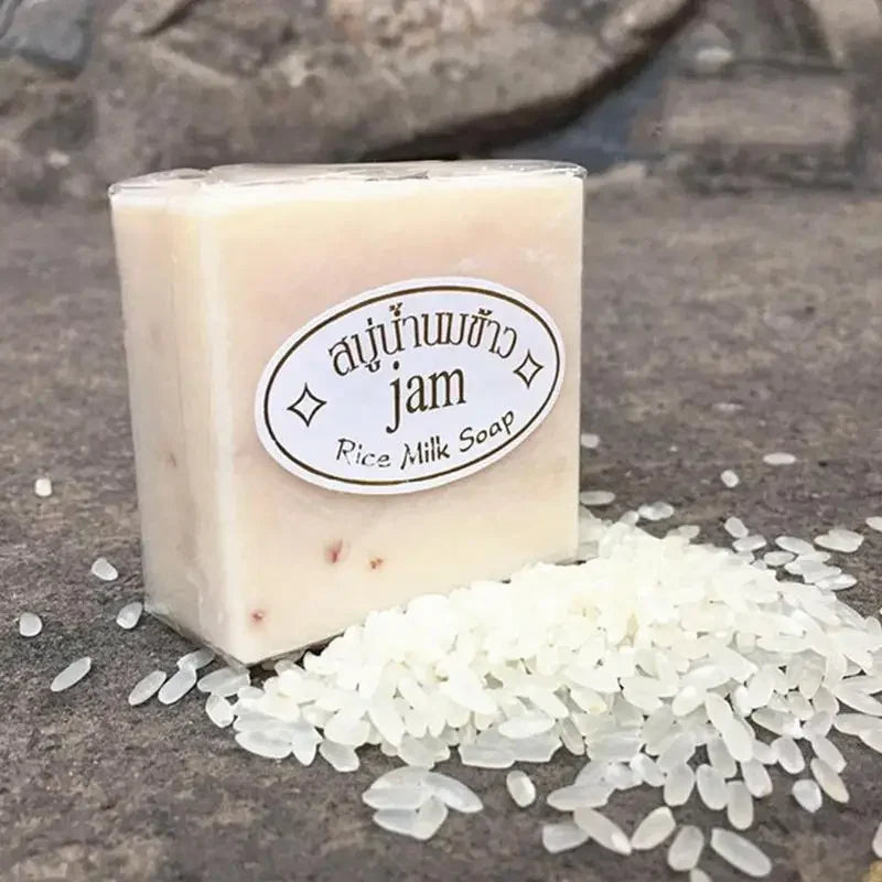 4 Pack JAM Original Rice Milk Soap from Thailand Handmade K-Brother Goat Milk Soap for Dropsshipping
